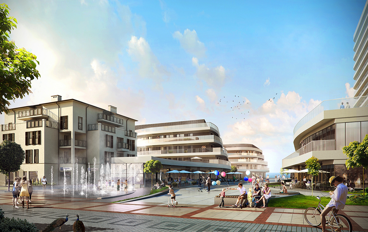 02-Zdrojowa Invest-Kg-BALTIC PARK MOLO-Swinoujscie-Poland-PROMENADA I KOMPLEKS-COMPLEX WITH PROMENADE 0 01.07.2013 LowRes